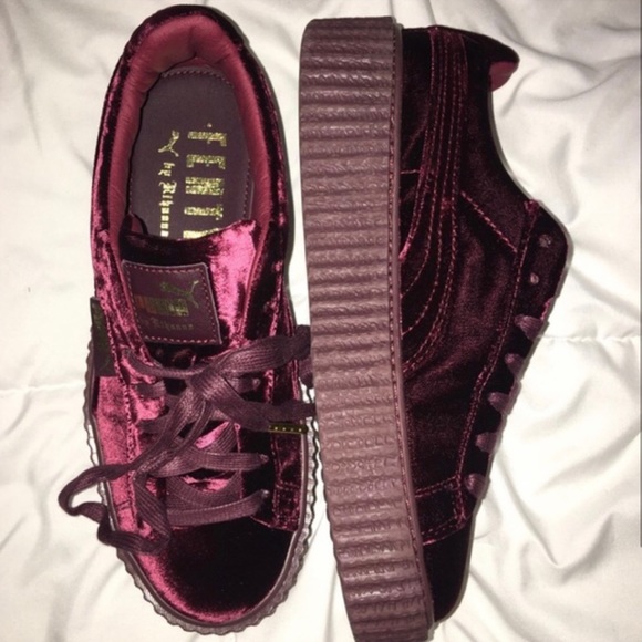 red velvet puma creepers - Picture 2 of 2
